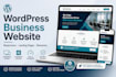 build a responsive wordpress business website or landing page