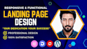 design responsive wordpress landing page, divi landing page