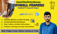 do drywall, metal framing estimation and quantity takeoff