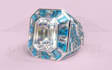 jewelry render in high quality with sparkles