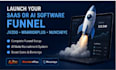 launch your saas or ai software funnel on jvzoo, warriorplus, and muncheye