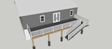 provide you deck patio pergola drawing set for city permit
