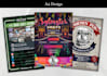 design a4 poster, page, banner
