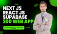 be your full stack web developer with react nextjs nodejs supabase