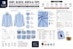 design shirt, blouse, kurta, tops illustration and manufacturing ready tech pack