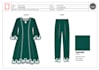design kurta and kurti set with tech pack