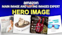 design amazon main image, listing images, and product photo editing
