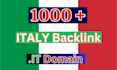 build 1000 italy IT backlinks