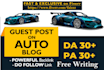 write and publish auto guest post automotive guest posts and backlinks