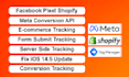 setup facebook pixel shopify, fix meta pixel conversion API shopify