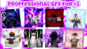 design a roblox gfx pfp for you from your roblox avatar