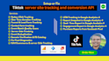 tiktok server site tracking for ecommerce website