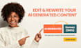 proofread, edit, and rewrite ai content to human