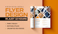 design unique, creative, simple flyer design within 12 hrs