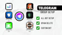 create and set up a professional telegram group