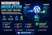 migrate your wordpress to another server or hosting with backup
