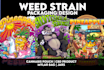 design premium weed pouch, cbd mylar bag cannabis packaging