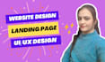 do web template homepage landing page UI