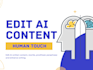 paraphrase ai written content to human written