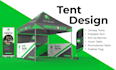 design canopy tent graphics, feather flag, gazebo and table cover graphics