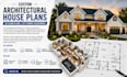 create custom architectural house plans and 2d floor plans