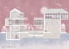 render architectural plan, elevation, section in photoshop
