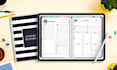 create custom digital planner, printable planner, journal, tracker, calendar