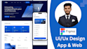 design modern UI UX for mobile app, website using figma
