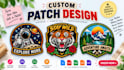 design custom embroidery patch sticker and logo patch