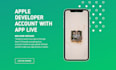 create apple developer account with one app live