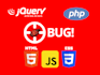 fix javascript, angular, HTML, and CSS problems quickly and efficiently