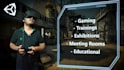 develop high quality unity games 4 ar VR web and PC