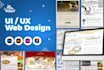 create UI UX design, mobile app, dashboard, website in figma