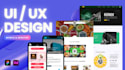 design UI UX website or web template for desktop or mobile