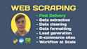 do web scraping with python at scale from websites