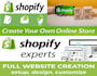 create shopify store as per your requirement also maintain and update