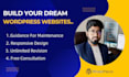 create your amazing wordpress website as your needs within 1 day