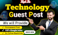 publish technology guest post with dofollow backlink