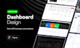 create design saas, CRM dashboard in figma