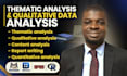 qualitative data analysis and thematic analysis using nvivo, maxqda in 24hrs