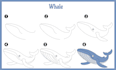 create step by step drawings page