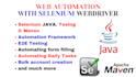 teach you web automation using selenium java