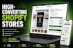 design a high converting shopify dropshipping store or website