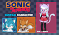 draw in the style of sonic the hedgehog