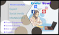 be your expert social media marketing  manager