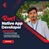 do mobile app development  android app developer as react native developer