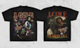 design vintage 90s bootleg rap t shirt for streetwear brand