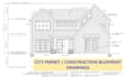 prepare permit, construction blueprint, architecture drawing