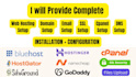 setup full web hosting, on every hosting provider for web or cpanel