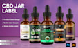 design supplement label, cbd jar label and bottle label design